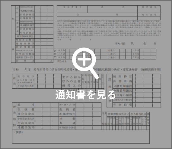 通知書を見る