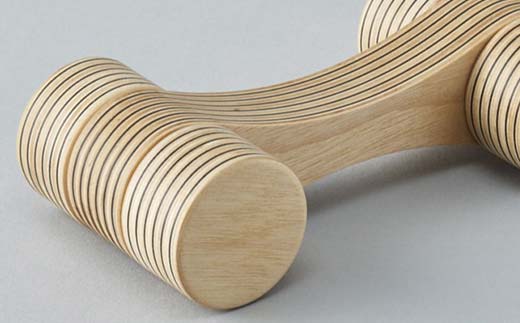 木製オブジェ「car／L」 木製 HOKKAIDO WOOD  F6S-257