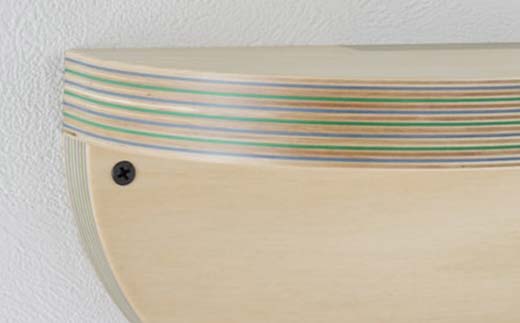 壁付け棚（L） 木製 HOKKAIDO WOOD  F6S-262