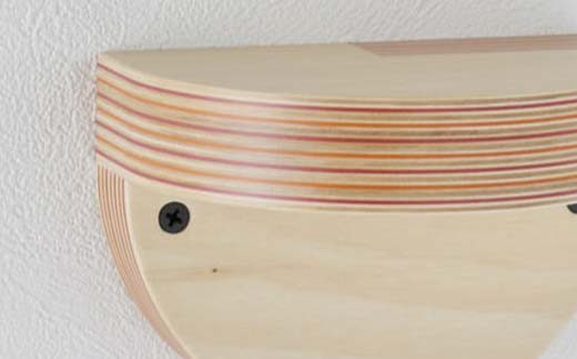 壁付け棚（S） 木製 HOKKAIDO WOOD  F6S-263