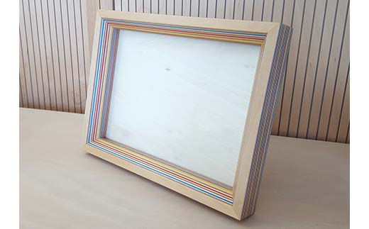 PWフォトフレームL トリコ 木製 HOKKAIDO WOOD  F6S-290