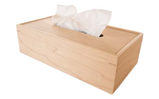 旭川家具 コサイン ティッシュボックス 北海道タモ HOKKAIDO WOOD インテリア 木工 工芸品 F6S-515