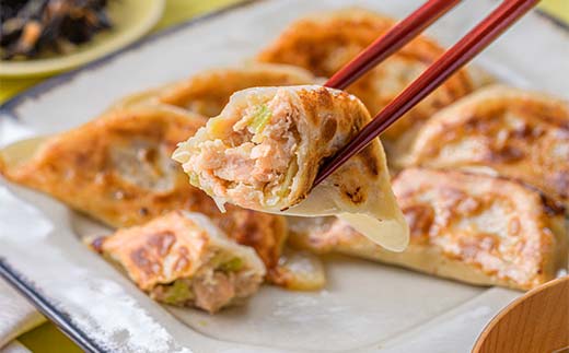 千歳高校と天のびろくがコラボ！さけみそ餃子 3箱セット F6S-056