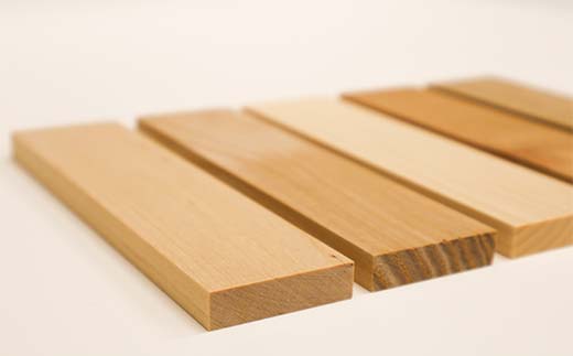 創造的な活動のためのマテリアル TUMU 16本入り HOKKAIDO WOOD 材料 素材 原料 木材 インテイリア DIY オブジェ F6S-451