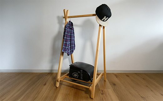 ハンガーラック（ミニ） O-060HRK11 HOKKAIDO WOOD 家具 インテリア ラック F6S-577