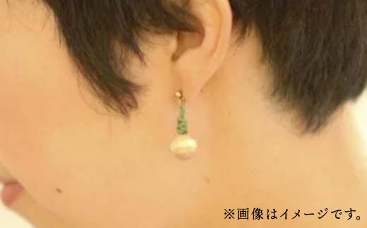 wood*dropsピアス＆ペンダントのセット <サクラ×beige & サクラ×beige> HOKKAIDO WOOD F6S-620