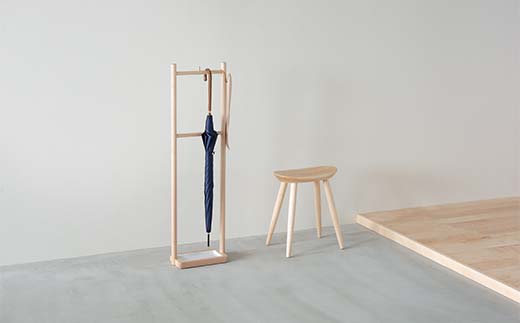 旭川家具 コサイン エントランススツール 北海道タモ HOKKAIDO WOOD インテリア 木工 工芸品 F6S-508