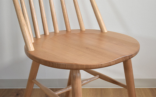 ウィンザーチェア 木座掘り込み加工 O-045WC+OP HOKKAIDO WOOD 家具 インテリア 椅子 いす イス F6S-574