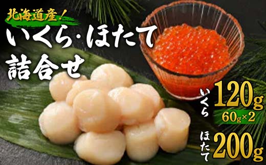 北海道産！いくら・ほたて詰合せ F6S-661