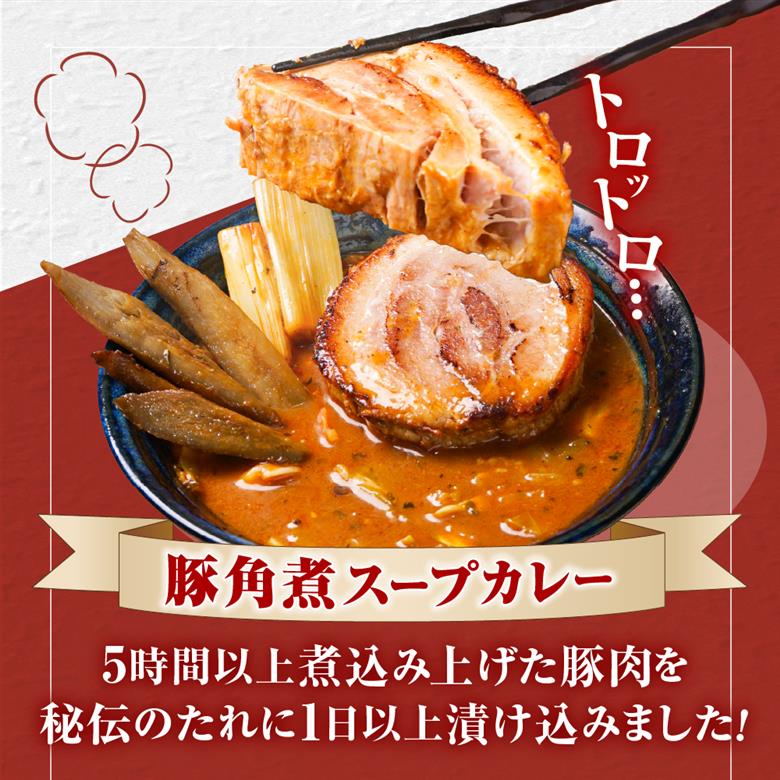 奥芝商店・ほどけるくちどけ！トロトロ豚角煮スープカレー【2~4人前入り】