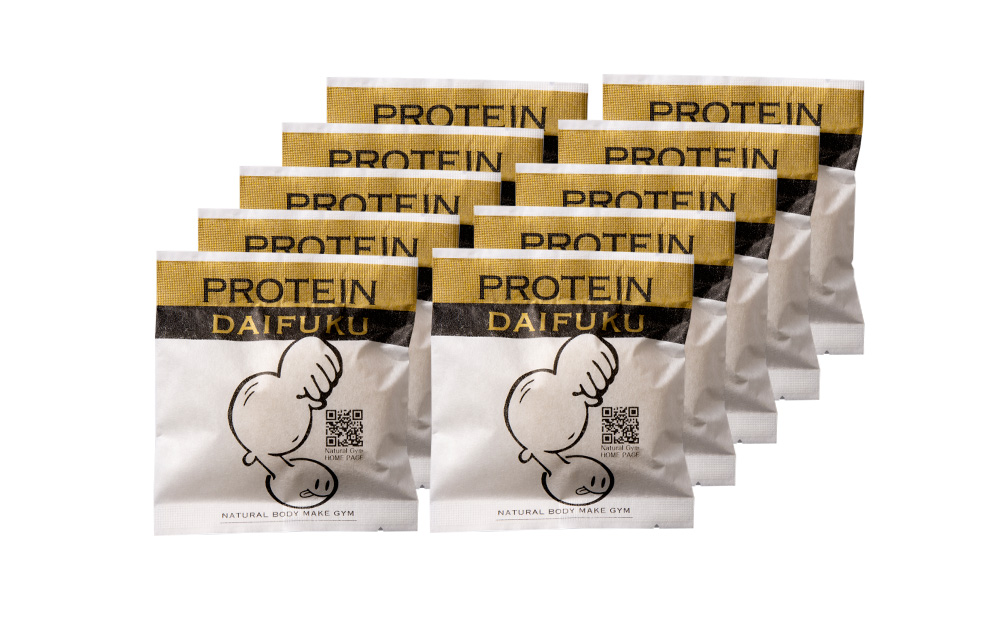 プロテイン大福 ナチュラル 10個 北海道産 | こしあん 高タンパク 低脂質 北海道 札幌市