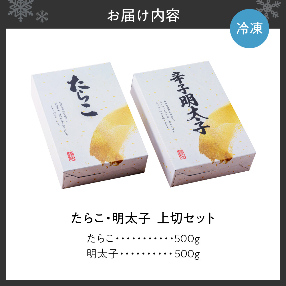【無着色】たらこ・明太子　上切セット