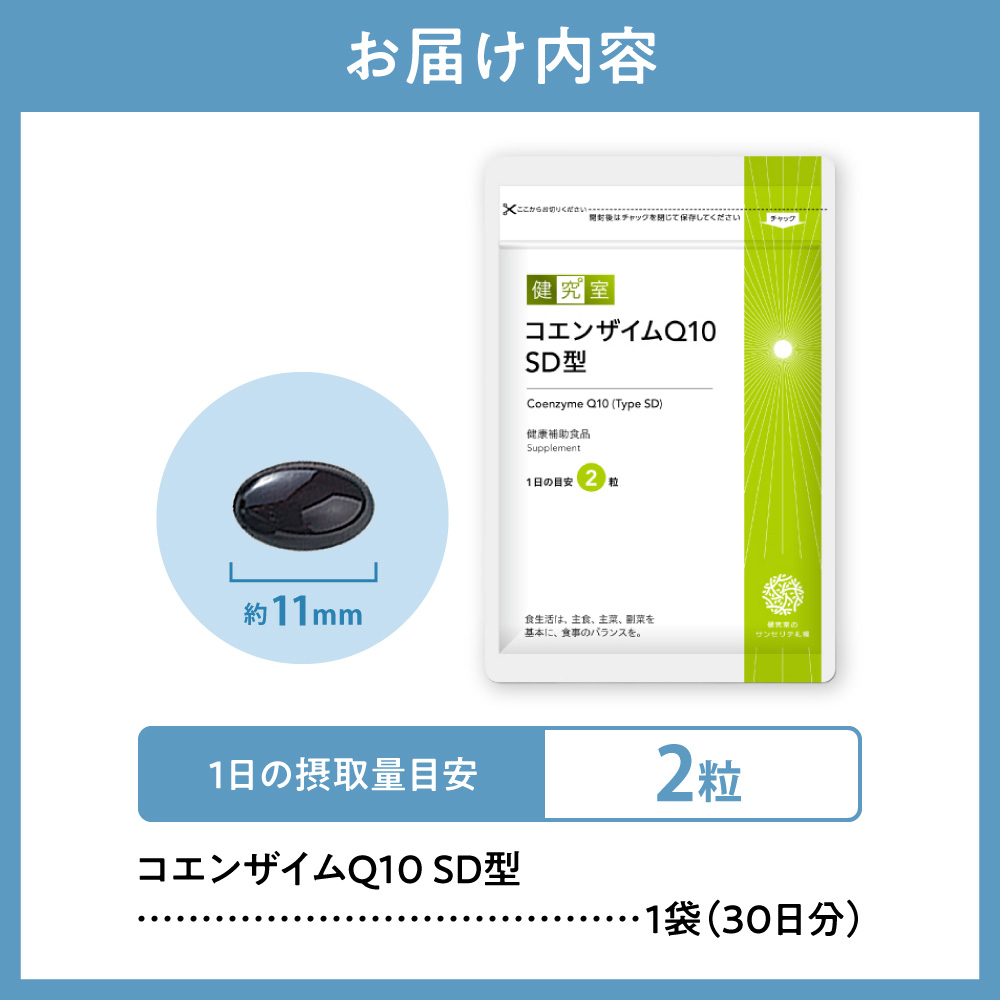 コエンザイムQ10SD型｜サプリ サプリメント 栄養 北海道 札幌市