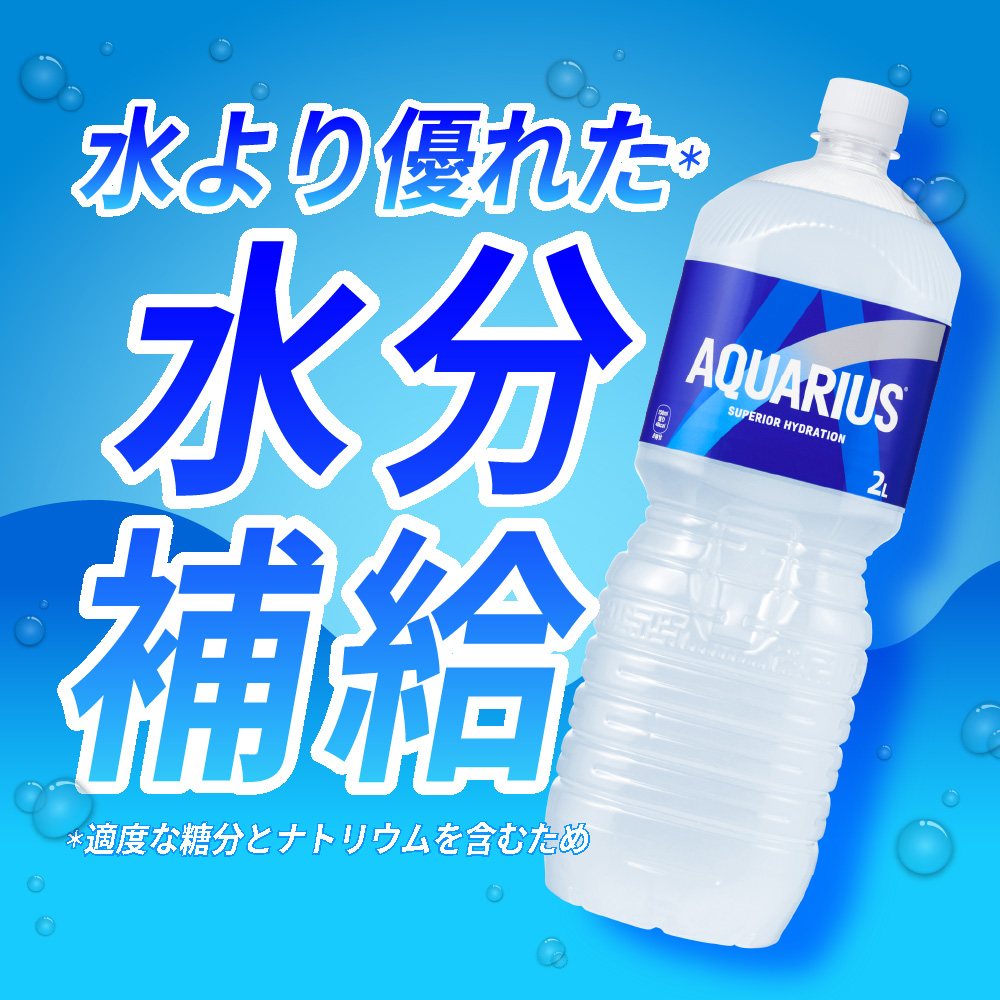 【２ヶ月定期便】アクエリアス　2000mlPET×12本