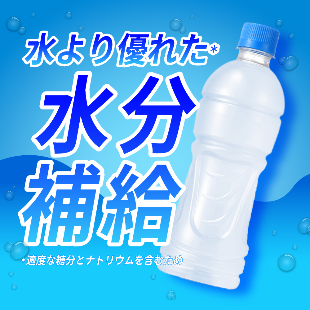 アクエリアス ラベルレス 500mlPET×48本 ｜ コカ・コーラ 飲料 ドリンク 飲み物 スポーツドリンク スポドリ 北海道 札幌市