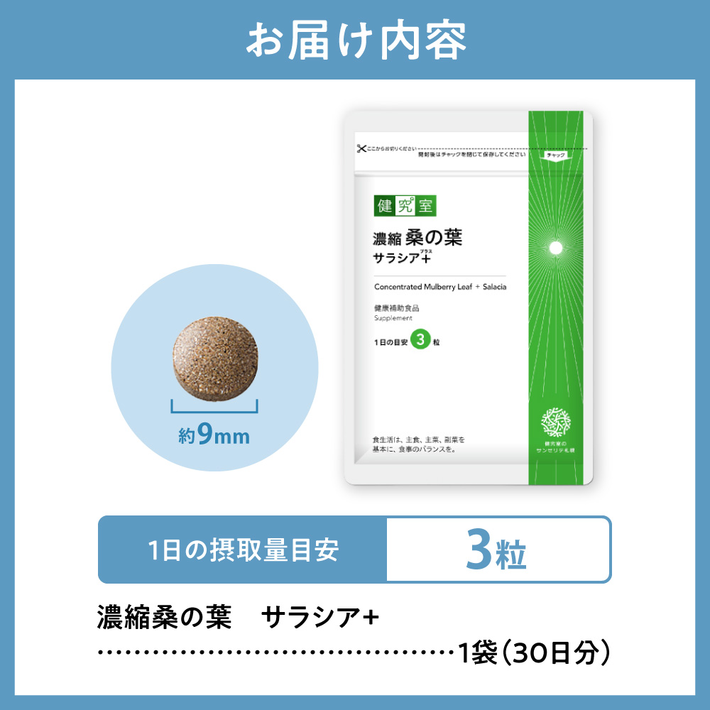 濃縮桑の葉　サラシア+｜サプリ サプリメント 栄養 北海道 札幌市