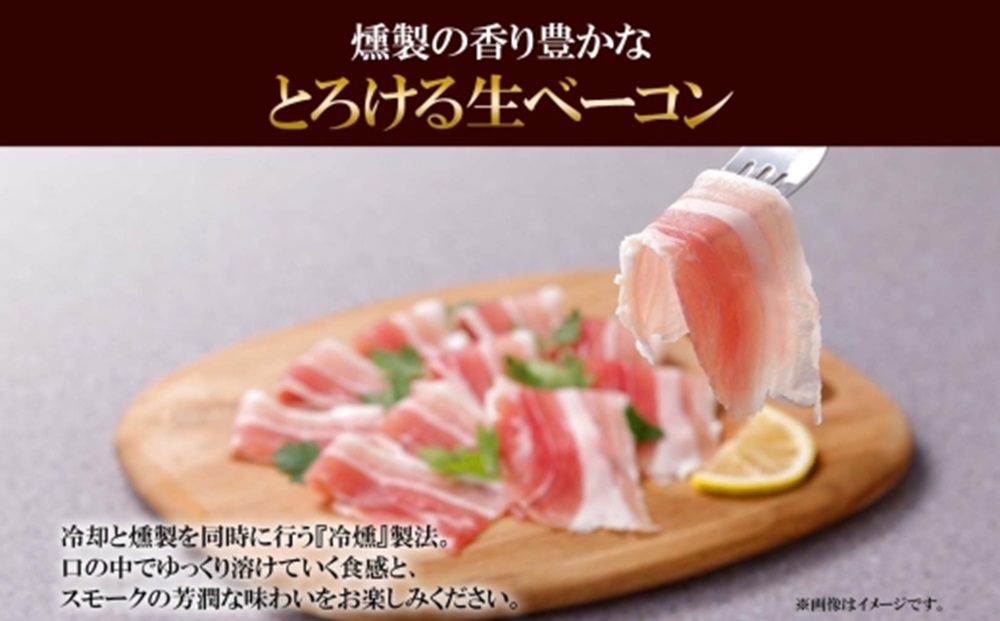 燻製生ハム & 生ベーコン スライス 40g×各3 豚肉 生ハム ハム ベーコン スモーク 燻製 おつまみ 冷蔵 ギフト お取り寄せ バルナバハム バルナバフーズ 送料無料 北海道 札幌市