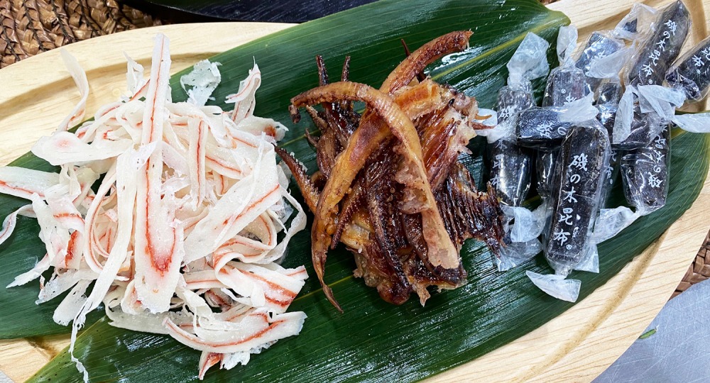 おつまみやお茶うけに大人気！北の贅沢干し珍味５種セット