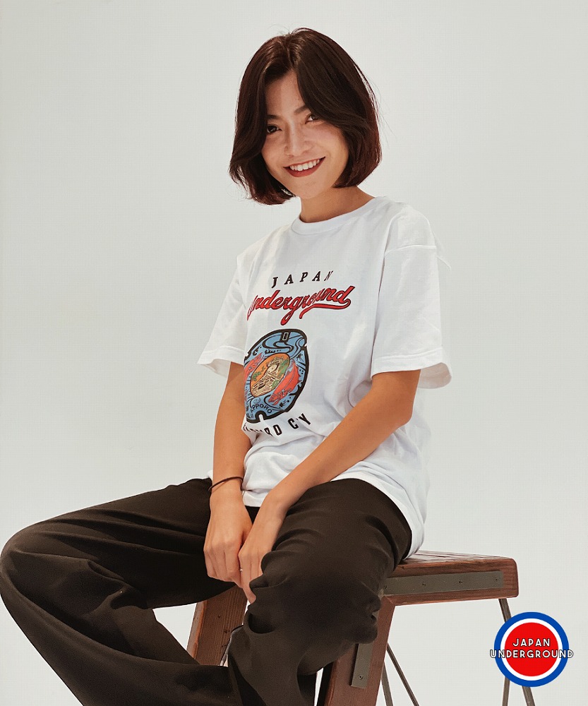 札幌市 マンホールTシャツ 白　XLサイズ