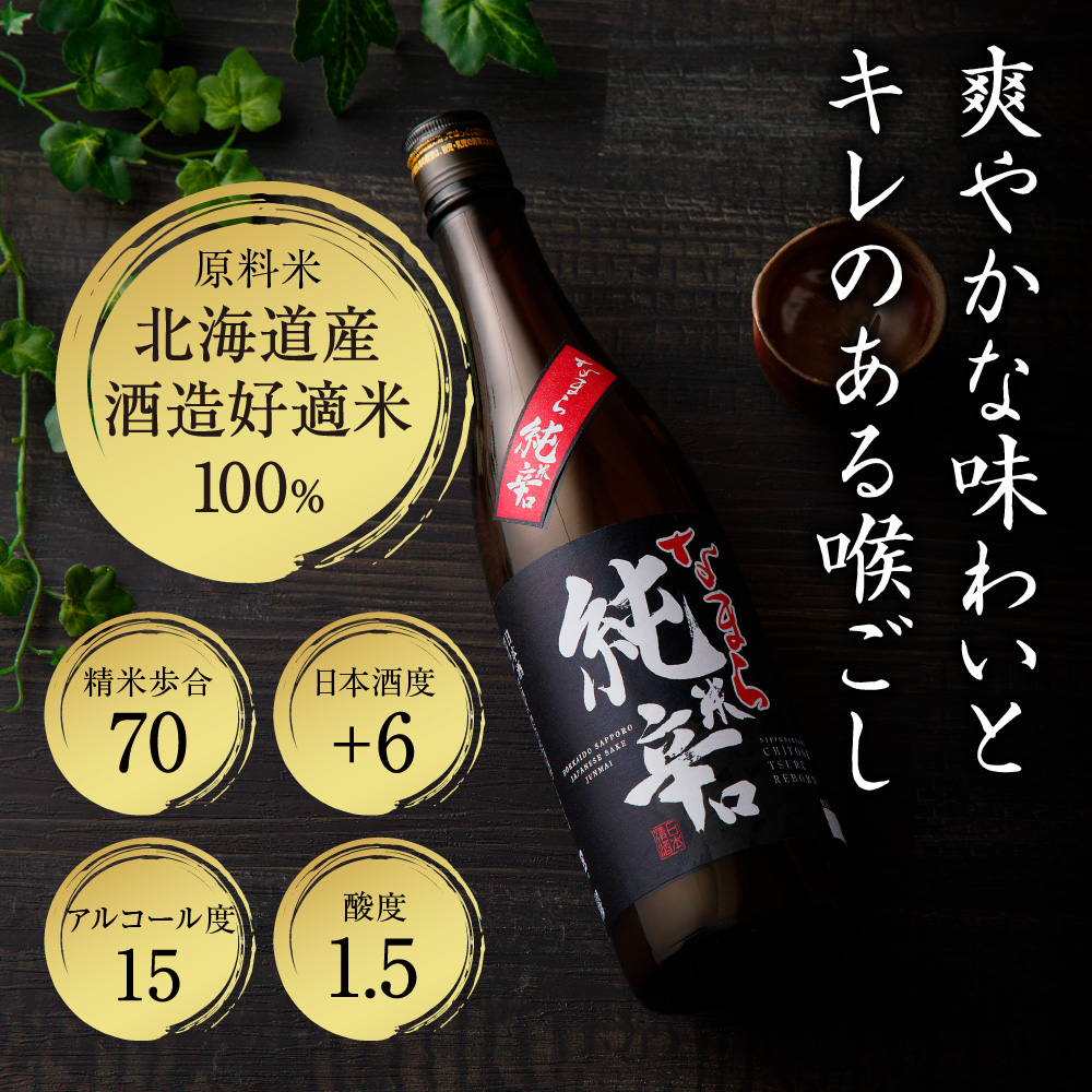 千歳鶴　なまら純米辛口