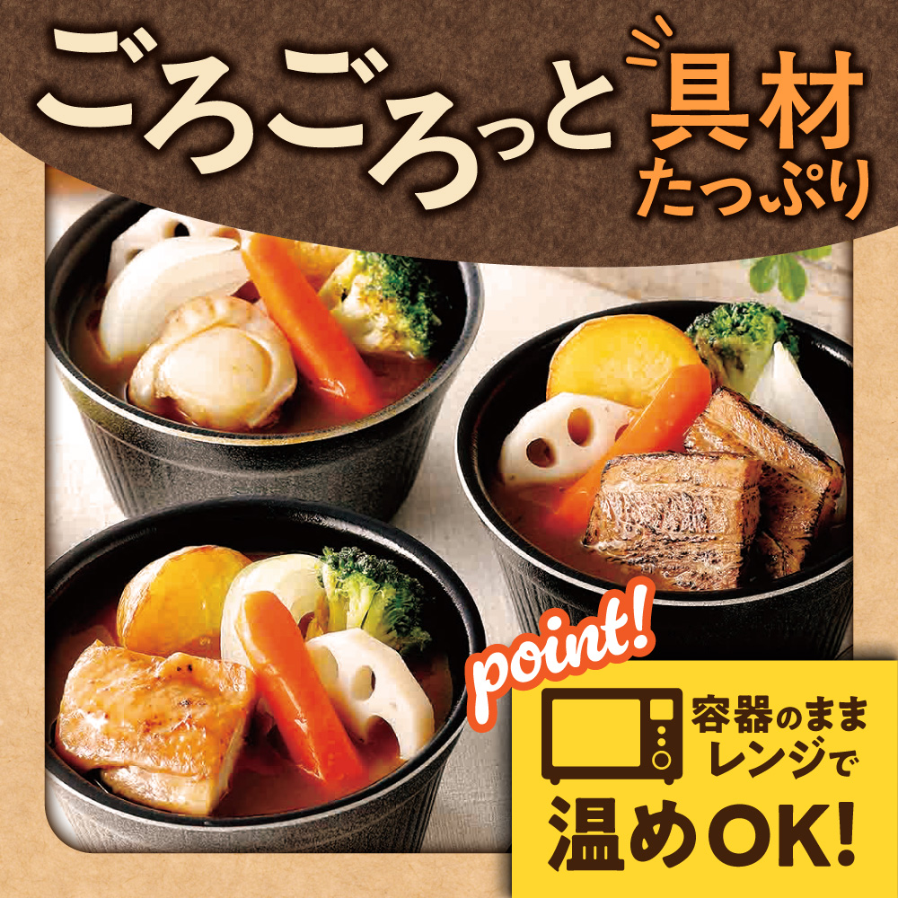 GARAKU彩り野菜のスープカレーセット | ガラク 人気 レンチン 北海道 札幌市