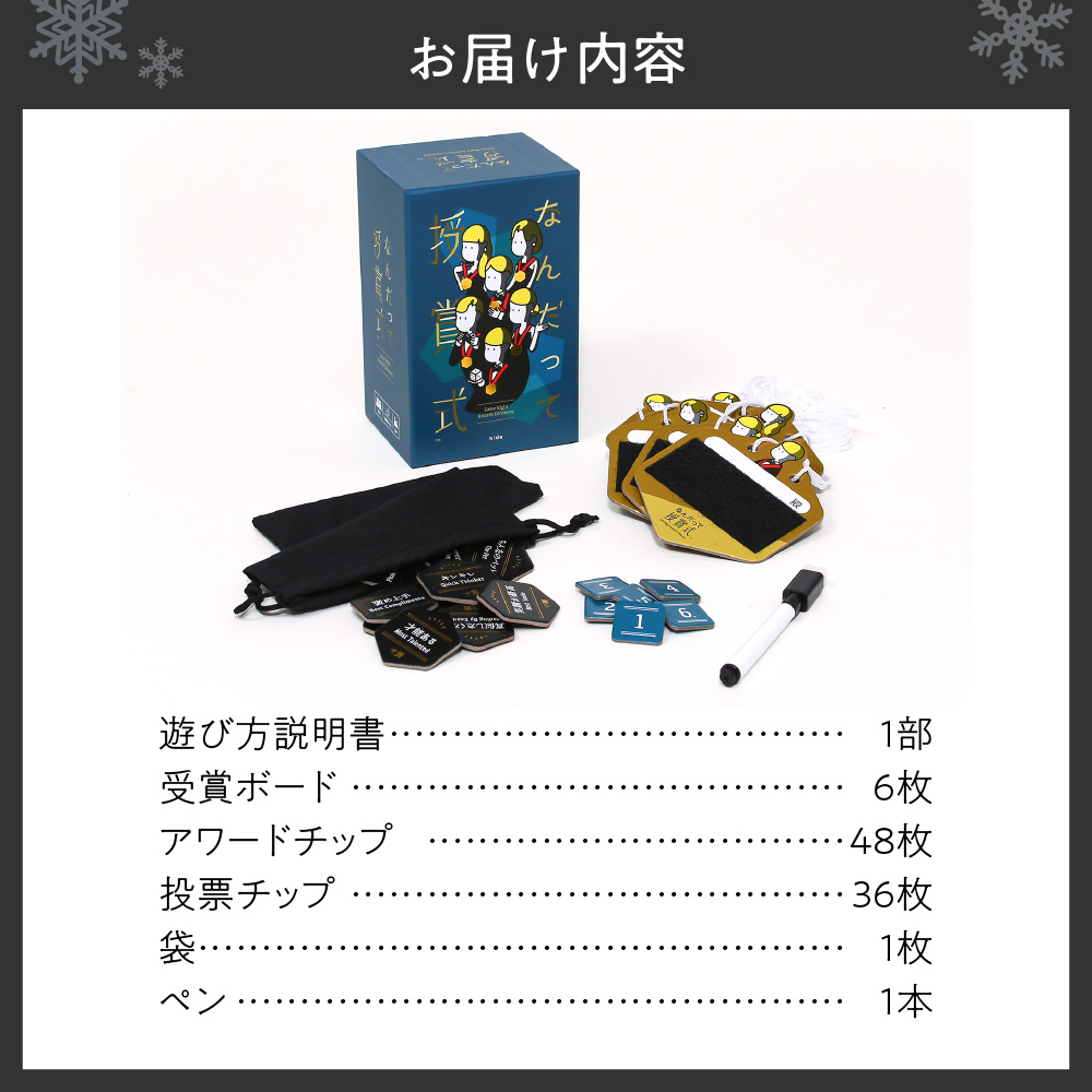 ボードゲーム『なんだって授賞式』	