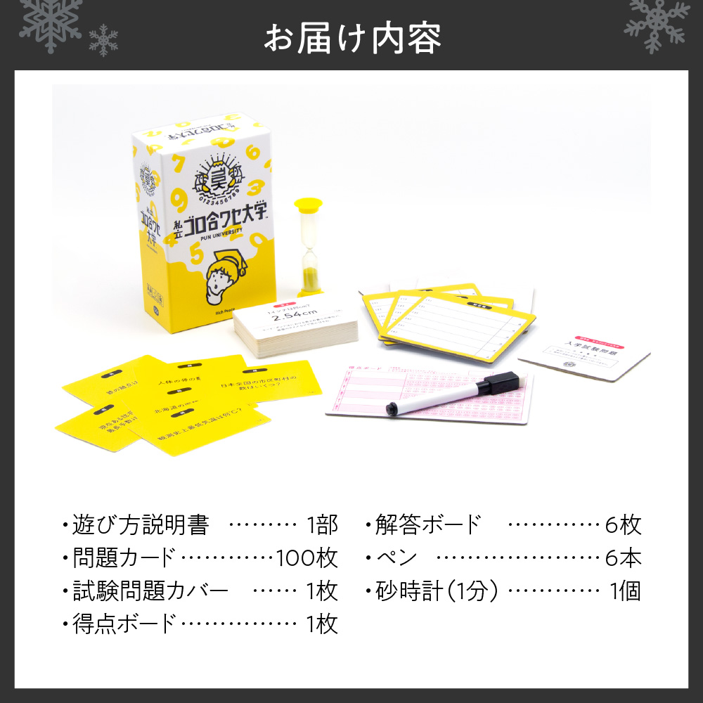 ボードゲーム『私立ゴロ合ワセ大学』