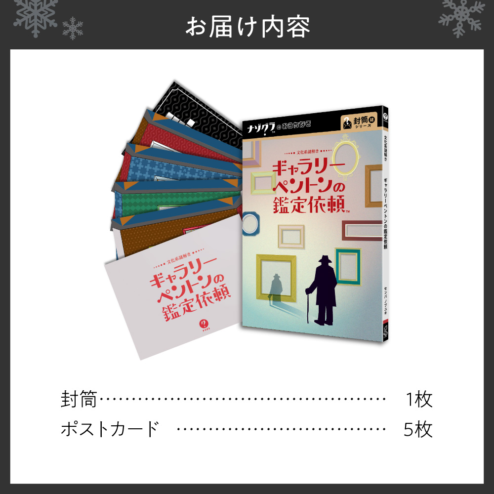 謎解きゲーム『文化系謎解き ギャラリーペントンの鑑定依頼』