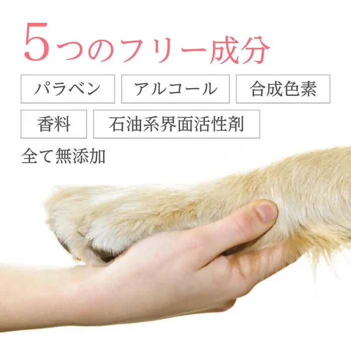 犬猫と一緒に暮らす人のためのリップクリーム５本セット