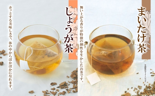野菜茶6種セット　きくいも茶・びーつ茶・ごぼう茶・とうきび茶・しょうが茶・まいたけ茶　ティーバッグ　各6包