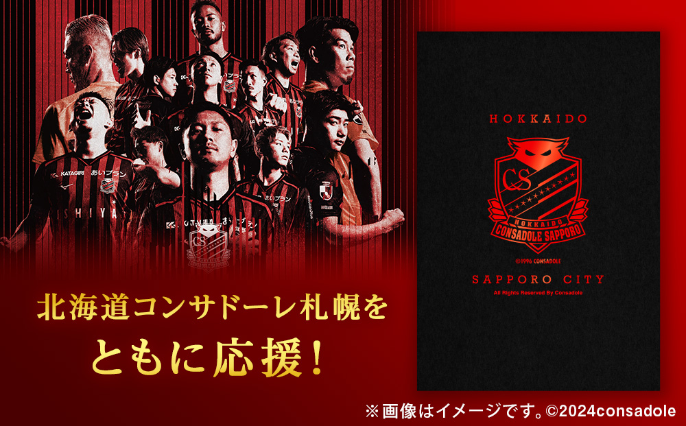 ふるさと納税限定　北海道コンサドーレ札幌　ポストカード 【1/200の確率で選手直筆のサイン入り】