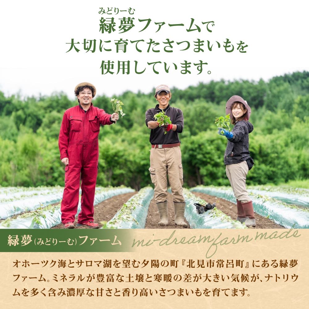 焼き芋　北海道産 緑夢ファーム 寺町さんのオホーツクシルク 1kg