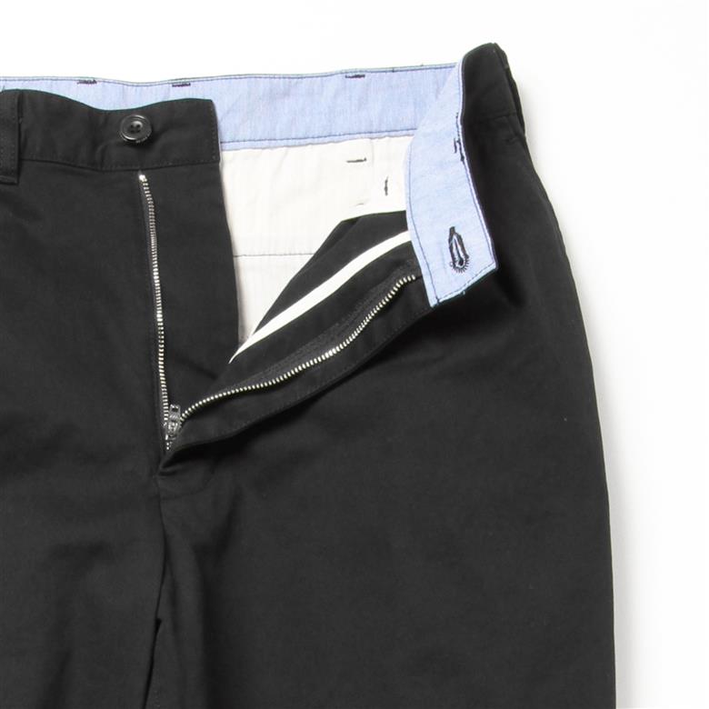 BEAMS PLUS 2プリーツ ツイル パンツ　BLACK　S