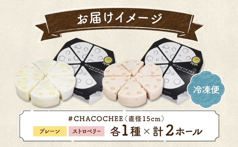 北海道 レアチーズケーキ 2種 セット プレーン ストロベリー 計2ホール