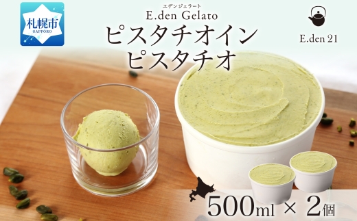 ジェラート ピスタチオインピスタチオ 500ml×2個