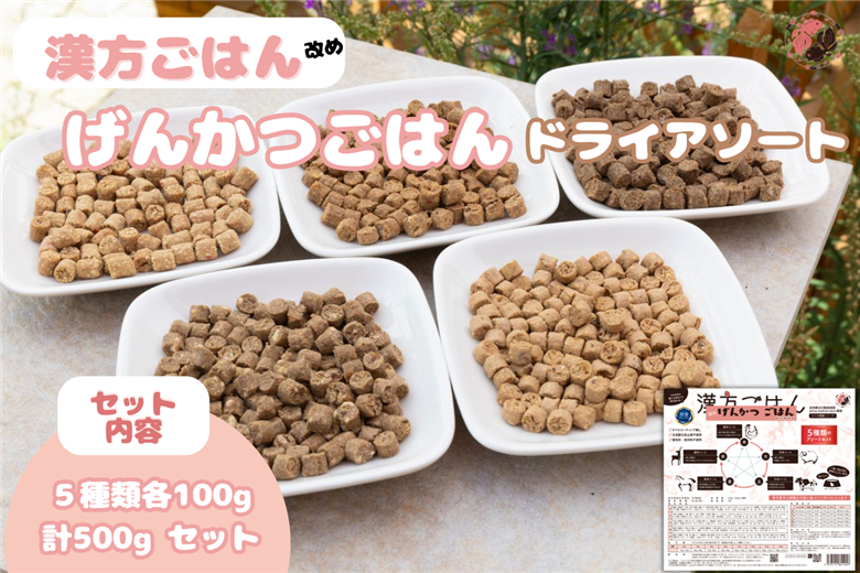 漢方ごはん改めげんかつごはんドライアソート（100g×5種類）