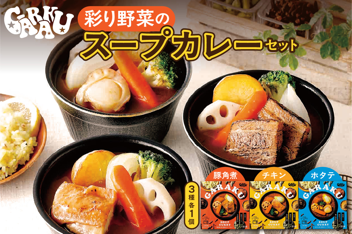GARAKU彩り野菜のスープカレーセット