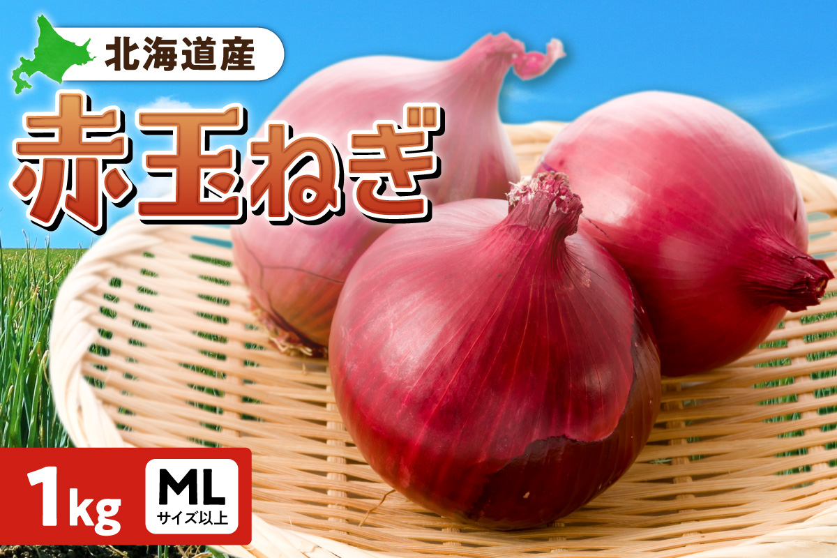 赤玉ねぎ 北海道産 1kg MLサイズ以上 | たまねぎ 野菜 北海道 札幌市