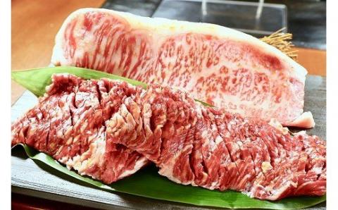 函館市 焼肉物語牛若 味付け肉の詰め合わせ Bセット【黒毛和牛サーロインステーキ・国産ハラミ】_HD048-002