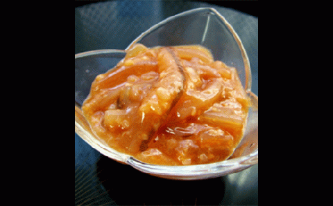 セレクト朝市「函館朝市 弥生水産 みそ仕立ていか塩辛」 １６００ｇ（１６０ｇ×１０本）_HD009-013