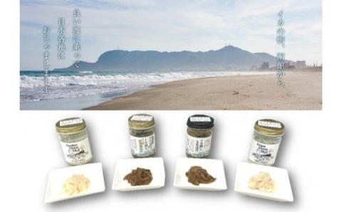 函館 波乗りイカさん4本＆波座塩辛3個セット_HD084-005