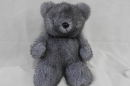 ブルーアイリスミンク ぬいぐるみ くま_HD026-037