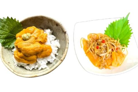 無添加塩水ウニパック（100g）・数の子松前漬（350g）セット_HD069-009