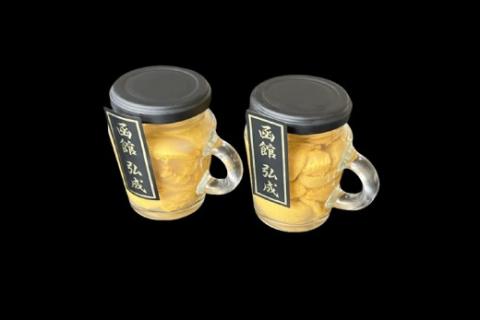 マグカップ入り無添加塩水ウニ2本＆数の子松前漬2箱セット_HD069-008