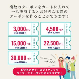 北海道函館市ANAトラベラーズホテル割引クーポン（30,000点）_HD126-001