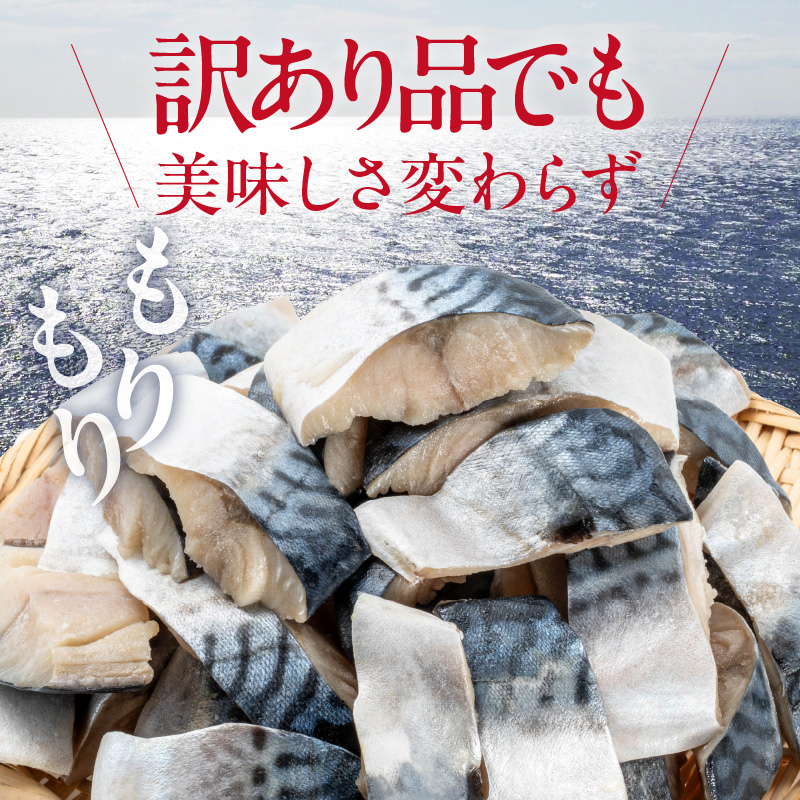 【訳あり】北海道ニッスイ　ふり塩仕立てサバ切身 4.5kg（1.5kg入り × 3ケース）_HD247-002 4.5kg（1.5kg入り × 3ケース）