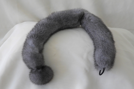 ブルーアイリスミンク リングチョーカー_HD026-042