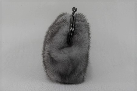 ブルーアイリスミンク がま口ポーチ_HD026-040