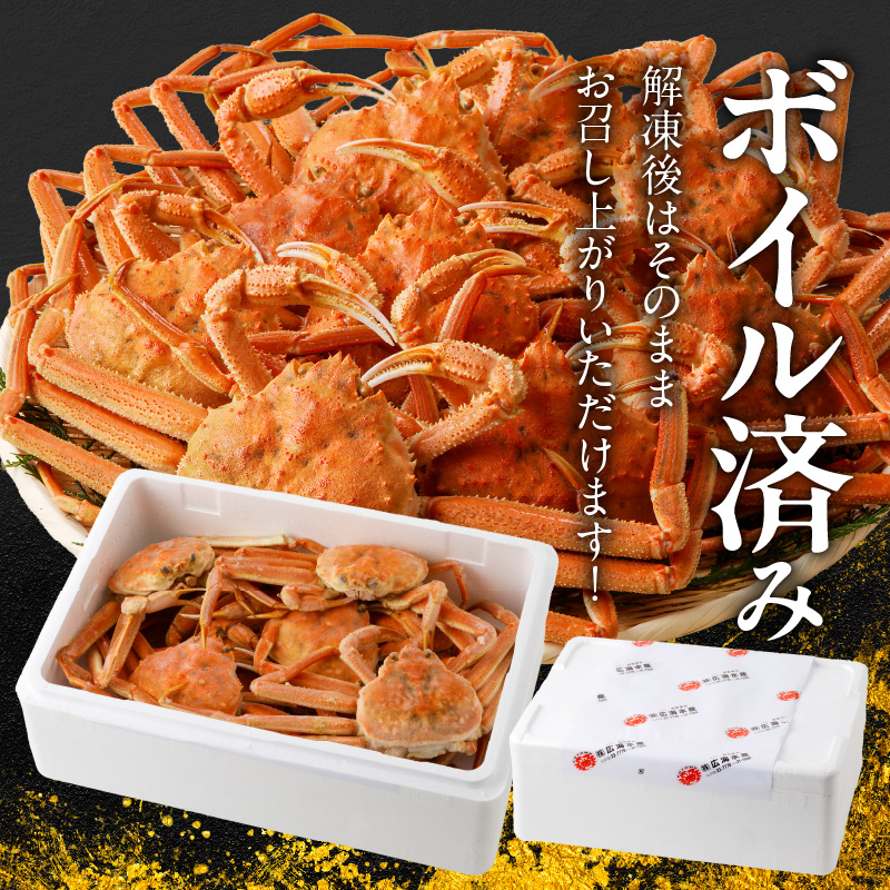 訳あり！ボイルオオズワイガニ3キロ_HD088-007