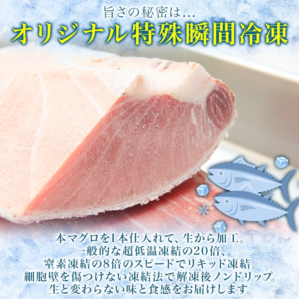大間産 本マグロ 3種 赤身 約160g 中トロ 約160g 大トロ 約80g_HD144-013